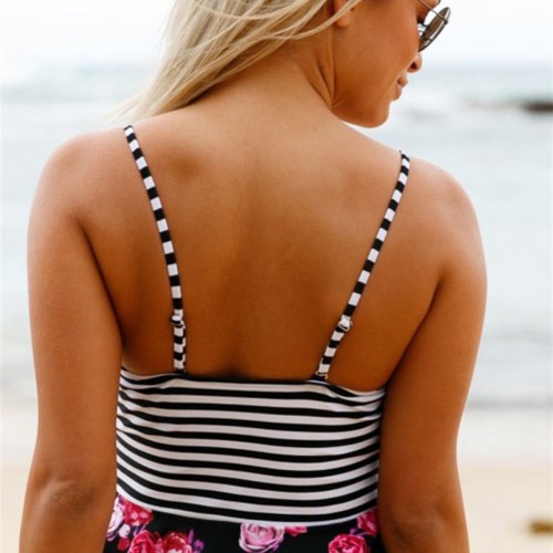 Angelsin Etek Gürünümlü Destekli Bikini Üst