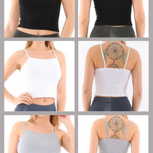 Aurafit İnce Askılı Fit Kalıp Spor Atlet 3lü Ekonomik Paket AU282828