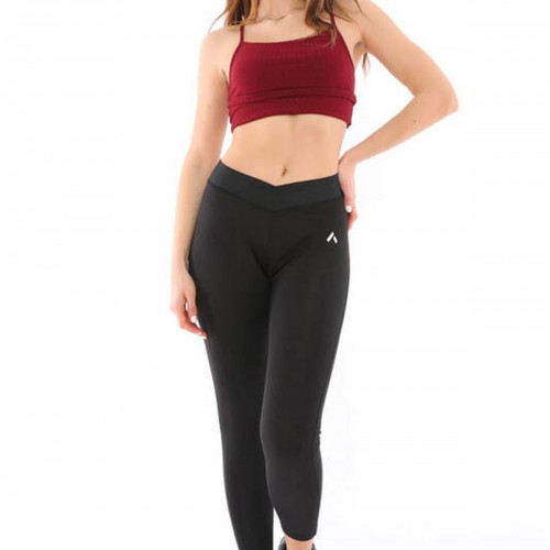 Aurafit İnce Askılı Geniş Yaka Fit Kalıp İnce Ribana Spor Atlet AU1029