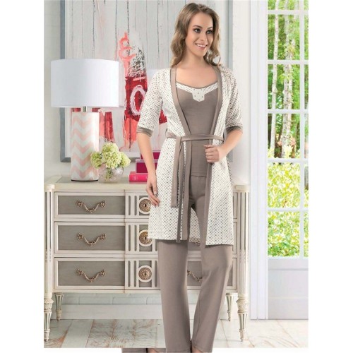 Derya Kurşun  Pijama Sabahlık Takım 1016