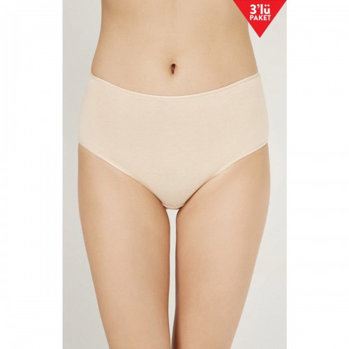 Geniş Kenarlı 3'lü Slip Ten 60036-T02