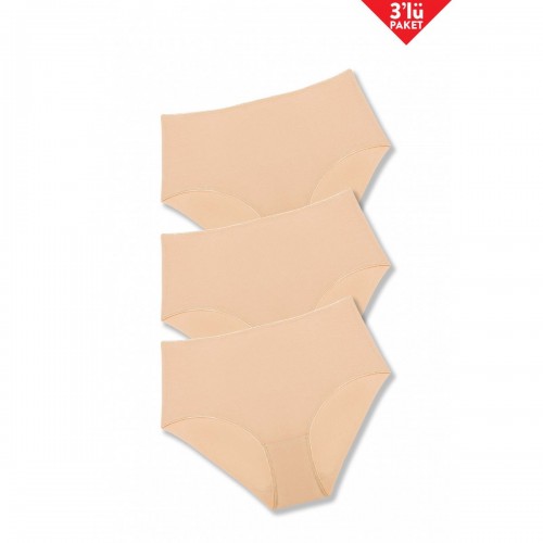 Geniş Kenarlı 3'lü Slip Ten 60036-T02