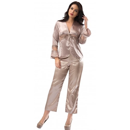 Sistina Bayan Saten Pijama Takım 1589