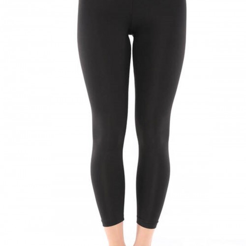 Siyah Beli Çapraz Lastikli Spor Tayt AU1032