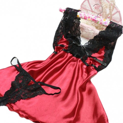 Dantel Detaylı Fantezi Gecelik