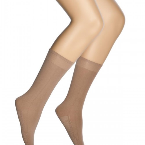 12 Adet Masaj Kadın Çorap Bronz 38