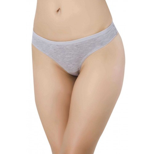 15 adet Süper Eko Set Likralı Kadın Slip Külot Gri