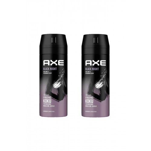 2 Adet Black Night Erkek Deodorant Sprey 150 ML