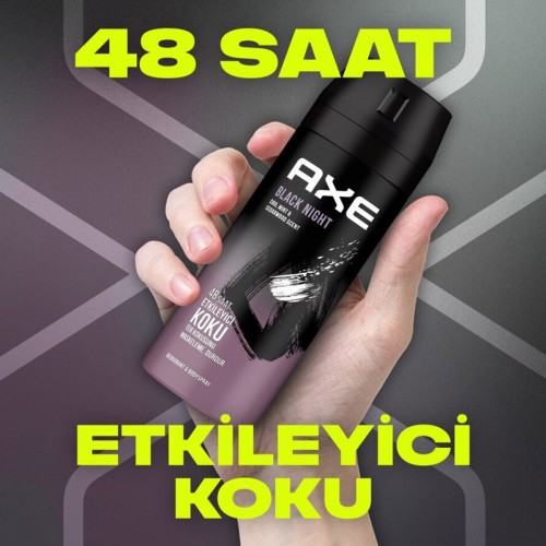 2 Adet Black Night Erkek Deodorant Sprey 150 ML