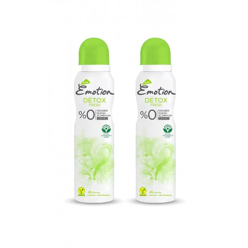 2 Adet Detox Fresh Kadın Deodorant Sprey 150 ml