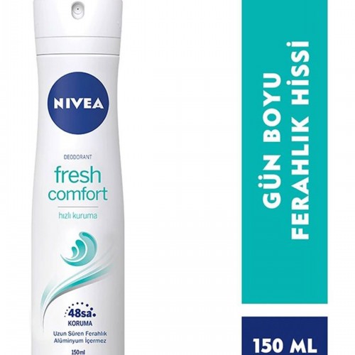 2 Adet Fresh Comfort Kadın Deodorant Sprey 150 ml