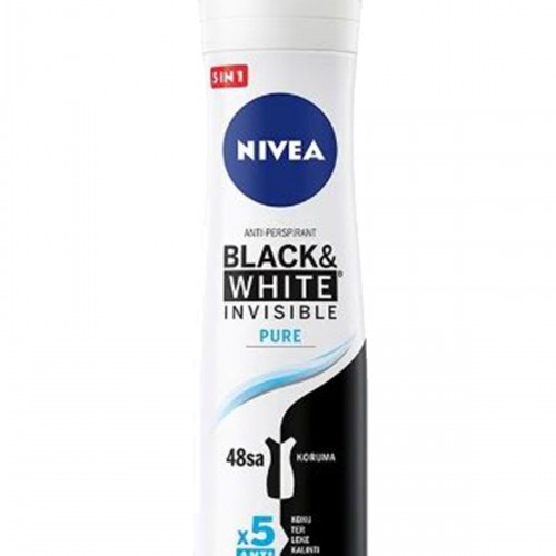 2 Adet Invisible Black & White Pure Kadın Deodorant Sprey 150 ml