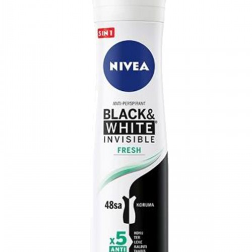 2 Adet Invisible Black & White Fresh Kadın Deodorant Sprey 150 ml