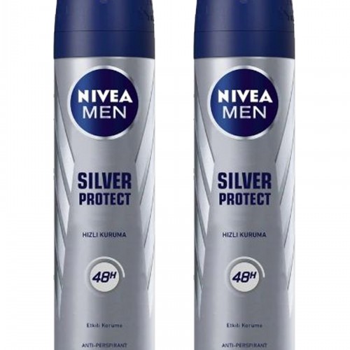 2 Adet Men Silver Protect Erkek Deodorant Sprey 150 ml