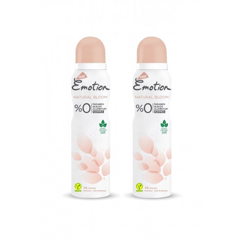 2 Adet Natural Bloom Kadın Deodorant Sprey 150 ml
