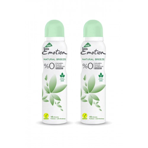 2 Adet Natural Breeze Kadın Deodorant Sprey 150 ml