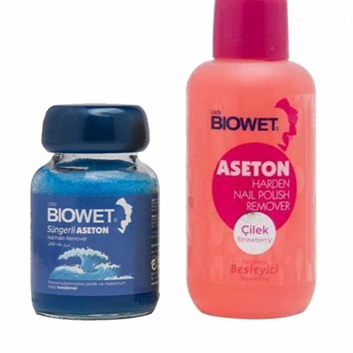 2 li set Süngerli Aseton 75 ml ve  Extra Etkili Aseton 125 ml