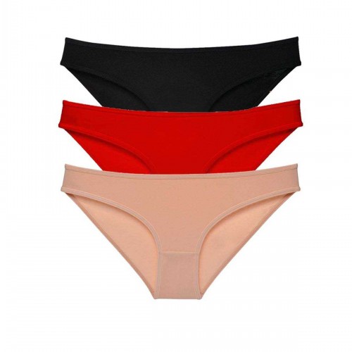3 adet Süper Eko Set Likralı Kadın Slip Külot 539