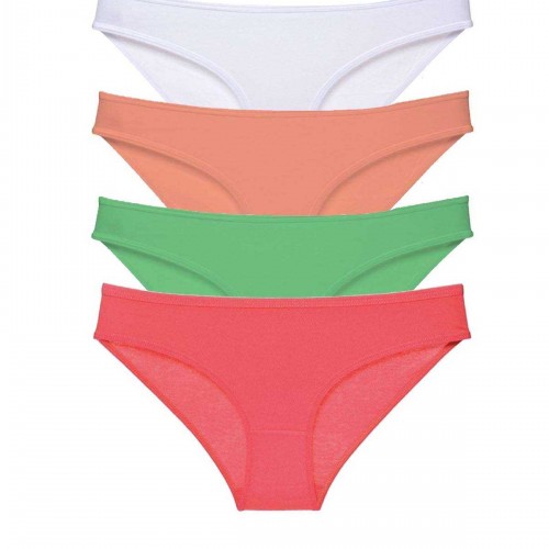 4 adet Süper Eko Set Likralı Kadın Slip Külot 526