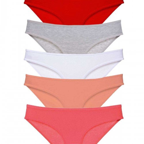 5 adet Süper Eko Set Likralı Kadın Slip Külot 519