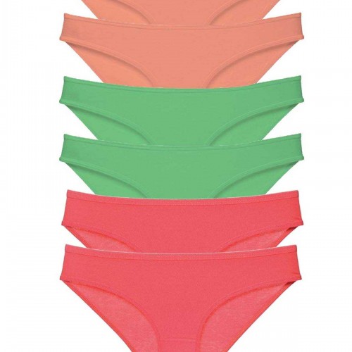 6 adet Süper Eko Set Likralı Kadın Slip Külot 549