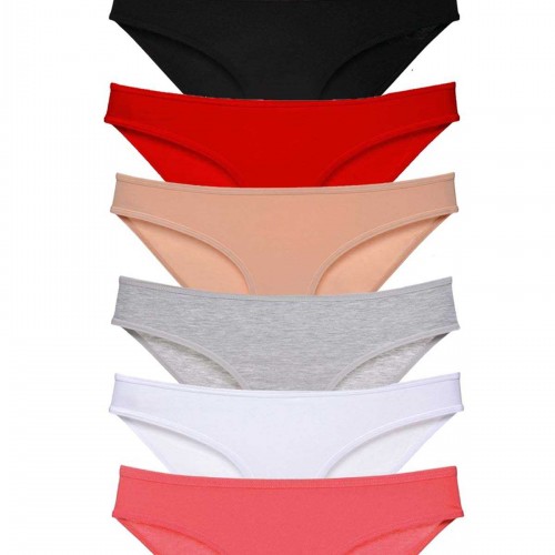 7 adet Süper Eko Set Likralı Kadın Slip Külot Set 3