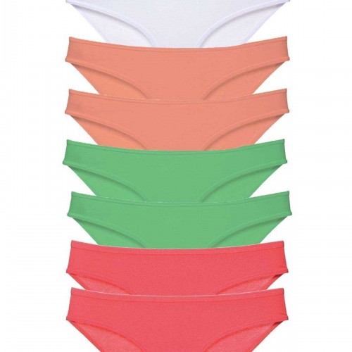 8 adet Süper Eko Set Likralı Kadın Slip Külot 527