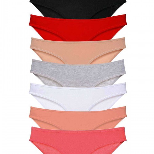 8 adet Süper Eko Set Likralı Kadın Slip Külot Set 2