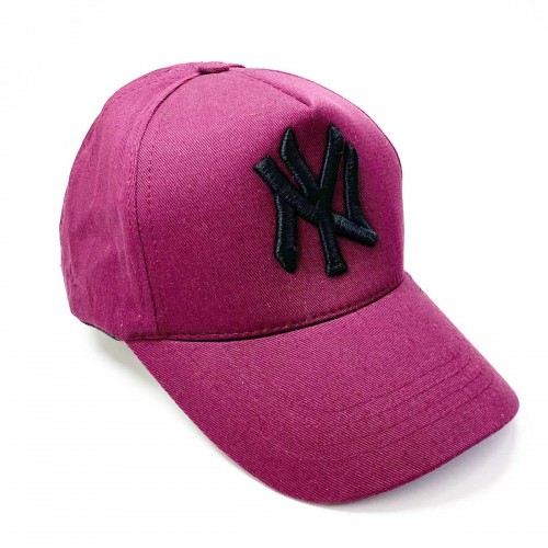 Arkası Cırtlı Ayarlanabilir Erkek-Kadın Sade Spor Şapka Bordo