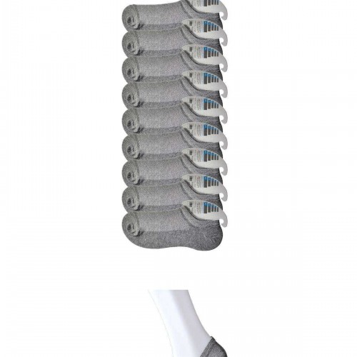 Gri Erkek Görünmez Çorap 9 çift