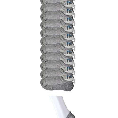 Gri Erkek Görünmez Çorap 12 çift