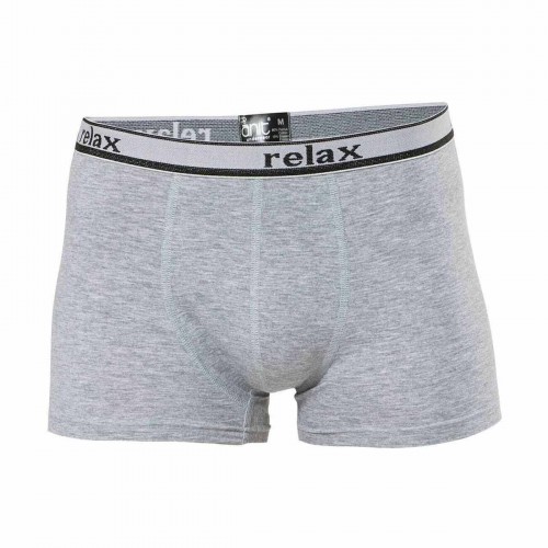 Relax Pamuklu Esnek Erkek Boxer Gri - 1268A