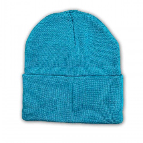 Unisex Basic Düz Katlamalı Bere Yeşil