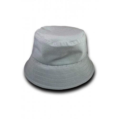 Unisex Kova Şapka Balıkçı Şapka Bucket Hat Gri