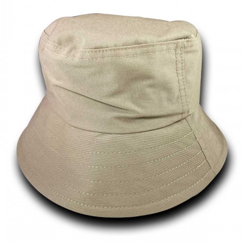 Unisex Kova Şapka Balıkçı Şapka Bucket Hat Bej