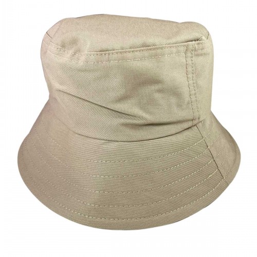 Unisex Kova Şapka Balıkçı Şapka Bucket Hat Bej