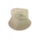 Unisex Kova Şapka Balıkçı Şapka Bucket Hat Bej