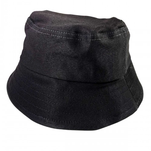 Unisex Kova Şapka Balıkçı Şapka Bucket Hat Siyah