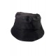 Unisex Kova Şapka Balıkçı Şapka Bucket Hat Siyah