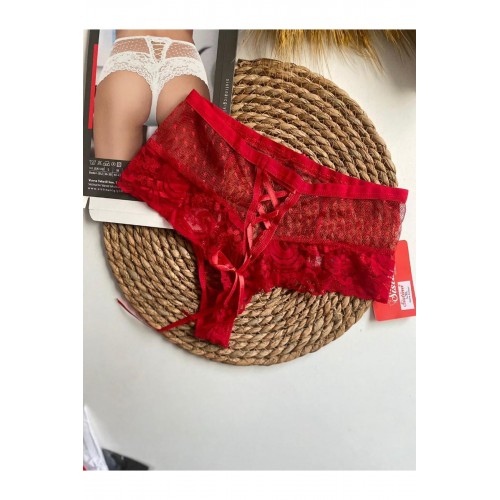 Kırmızı Kadın Puanlı Külot Margarita - K1006