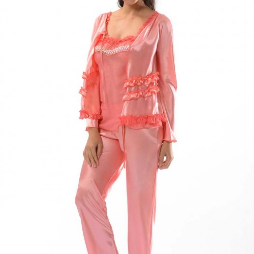 Sistina 1413 Saten Çeyizlik Pijama Takım