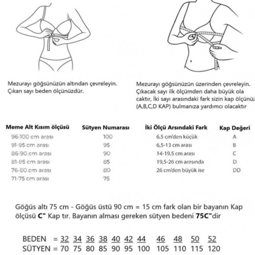 2510 İpli Dolgusuz Sütyen Ten