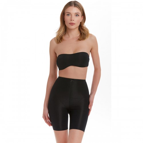 Çift Kat Uzun Paçalı Korse / Siyah