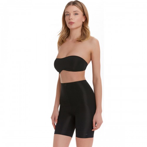 Çift Kat Uzun Paçalı Korse / Siyah