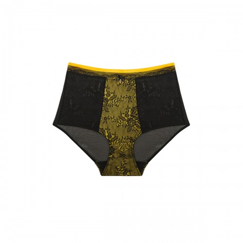 Yüksek Bel Külot / Sarı