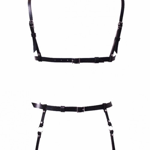 Deri Jartiyer Takım Harness - APFT228