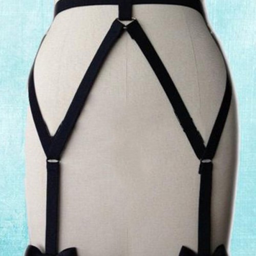 Fiyonklu Seksi Jartiyer Harness - APFT68