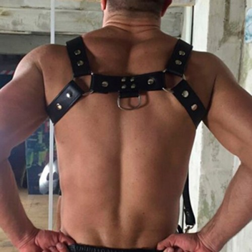 Pantolon Askılı Deri Erkek Harness - APFTM23