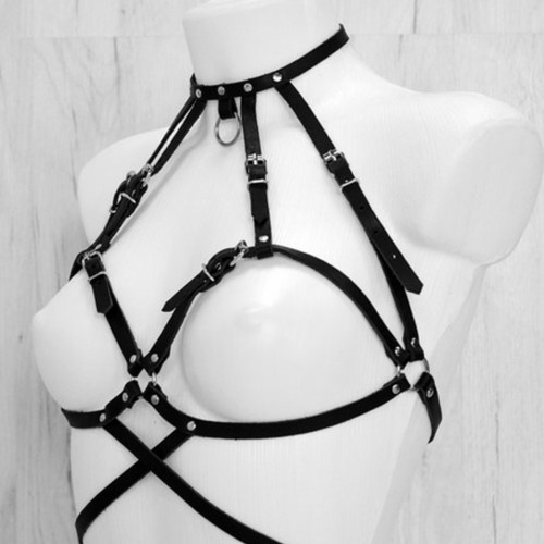 Seksi Giyim Deri Harness - APFT330