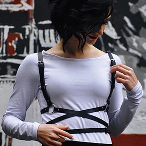 Uzun ve Bele Dolamalı Şık Harness - APFT172